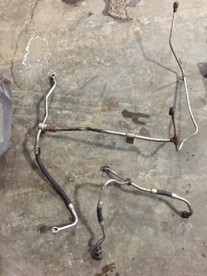 08-10 2008-2010 Ford 6.4L Powerstroke Engine Turbo Oil Supply Lines 8C3Z-9T516-C