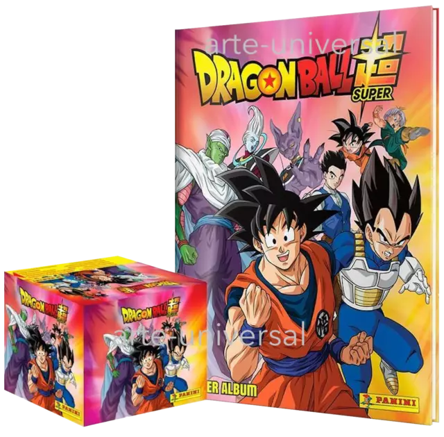 Dragon Ball Super PANINI  Stickers Collection 🔥 50 packs BOX + HARDCOVER ALBUM