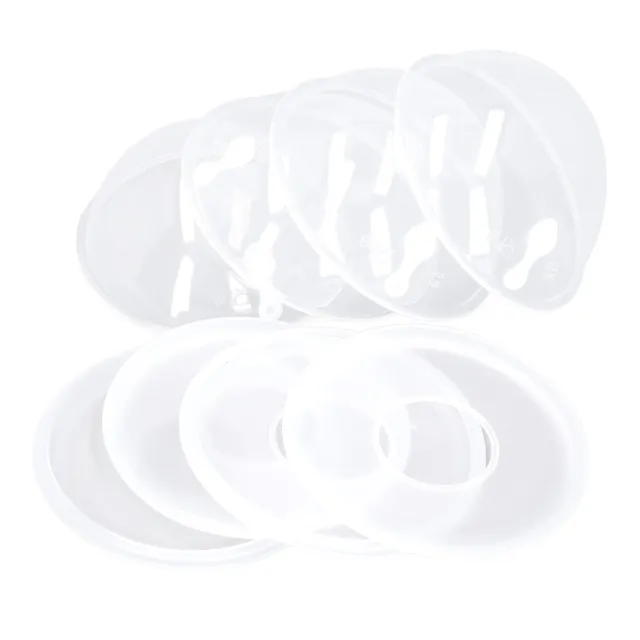 (Type 2)Breast Milk Collection Shells 4 Pieces SkinFriendly Silicone Prevent