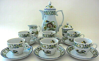 ASTA Lot de 4 tasses et sous tasses décor Nancy Germany de Asta 1851 