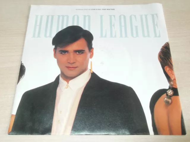 Human League Love Is All That Matters 7" Vinyl Record  - German pressing