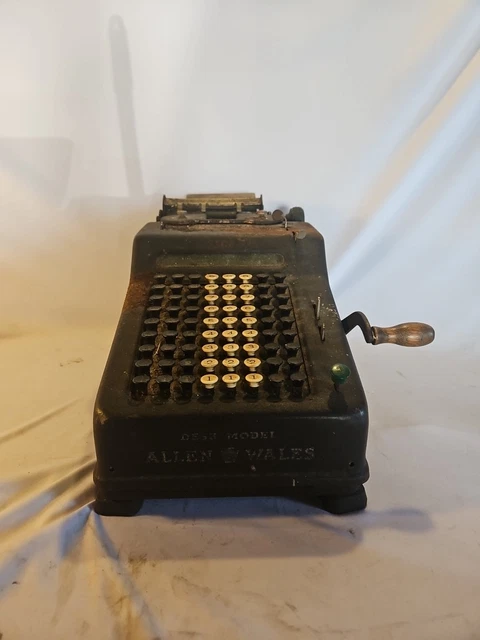 アメリカ NY アンティーク 計算機 ALLEN WALES 【公式通販】