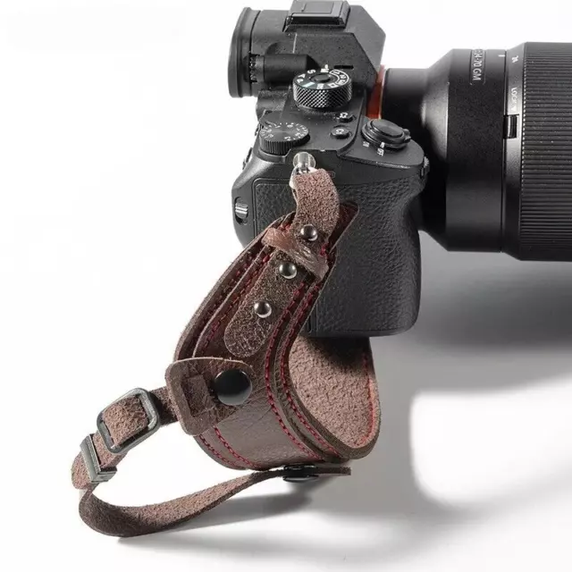 Allacki Leather Wrist Strap Hand Grip Hand Strap for DSLR Camera 3