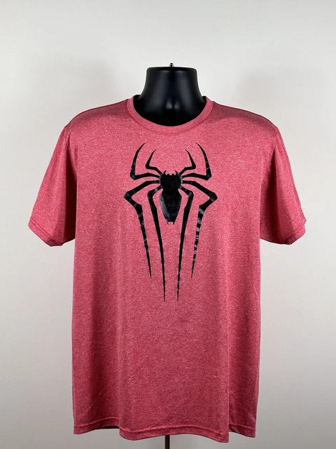 Marvel The Amazing Spiderman 2 Men’s Red T-Shirt - Sz Large Branded original