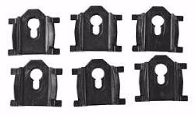 78-87 El Camino Caballero Rear Roof Molding Clips - Complete 6pc Kit