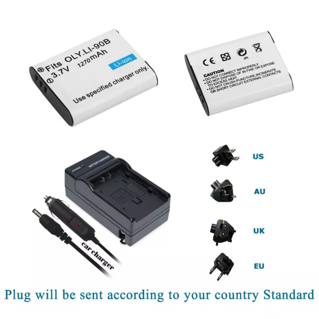 1270mAH Battery Or Charger for Ricoh DB-110 DB110 G900 WG-6 GR III  GR IIIx Cam
