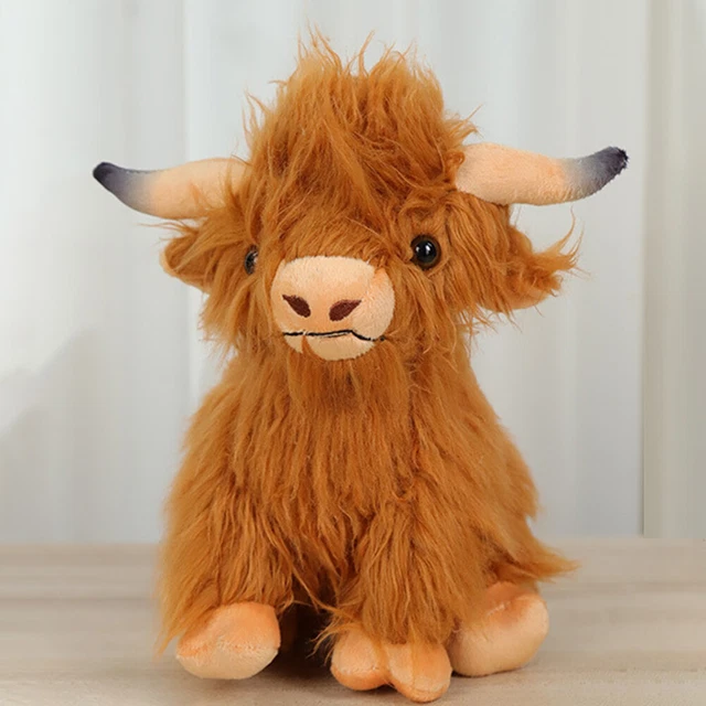 HIGHLAND COWS STUFFED Animal Scottish Highland Cows Plush Toy Cute Farm ...
