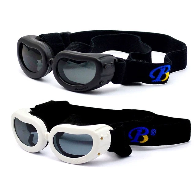 Gafas de sol a prueba de viento impermeables protección UV para perros pequeños