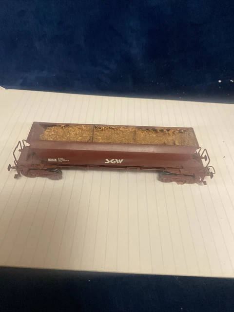 Wagon Tombereau à Trémie Fads SNCF Jouef HO échelle 1/87, Marron, Pièces De Collection