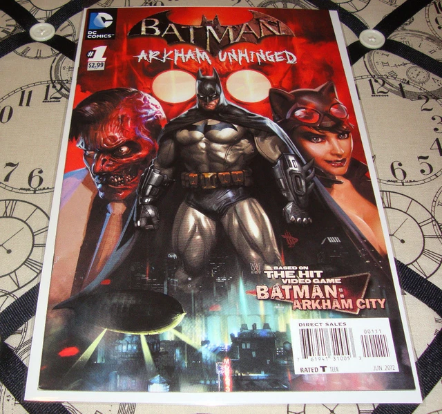 Batman: Arkham Unhinged #1 (Jun 2012) DC Comic Based on Arkham City Game NM-