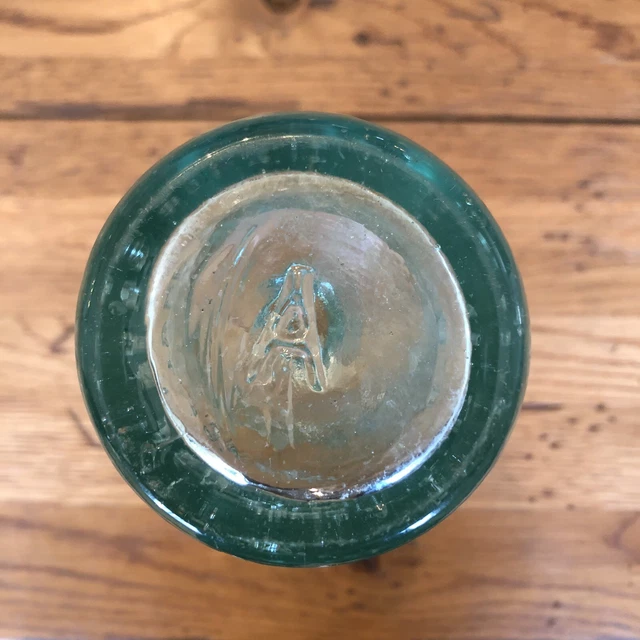 Antique W M T. Allen Paterson NJ Aqua Hutch Hutchinson Soda Bottle New Jersey 18