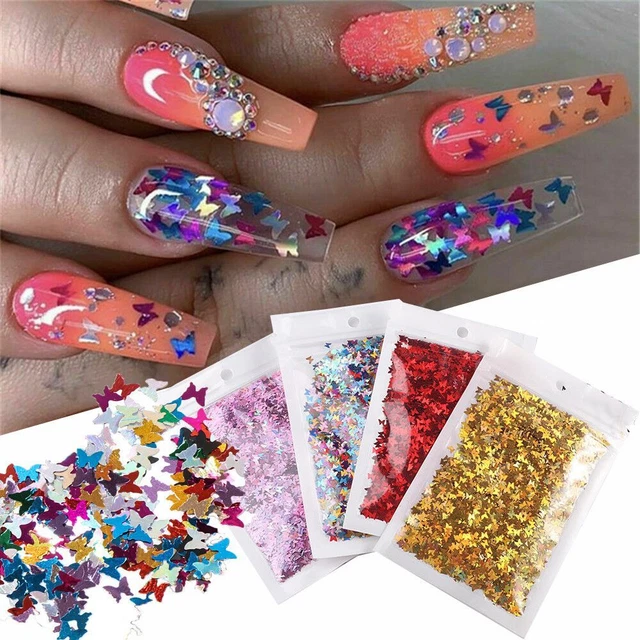 Decoration Beauté féminine Laser holographique Papillon Flash Pansement 3D