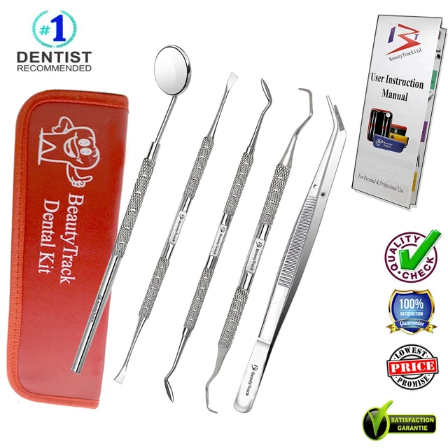 DENTAL TOOTH CLEANING Kit Multi Dentist Pick Tool Scraper Calculus