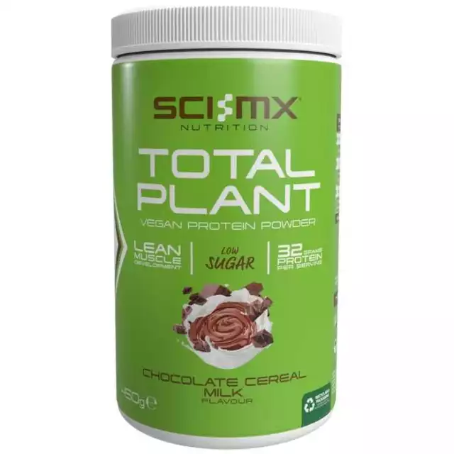 Sci-Mx Nutrition Total Plant Vegan Protein Powder 450g Low Sugar Lean Muscle