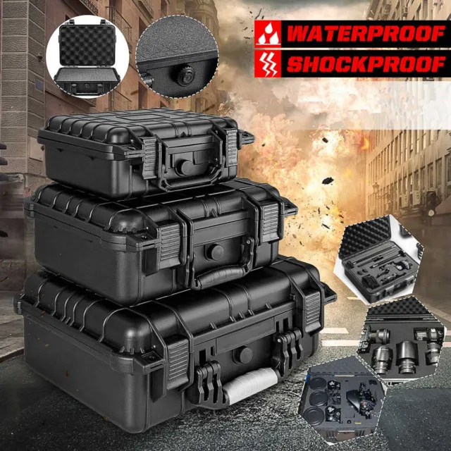Waterproof Hard Carry Tool Case Bag Storage Box Portable Organizer with Sponge