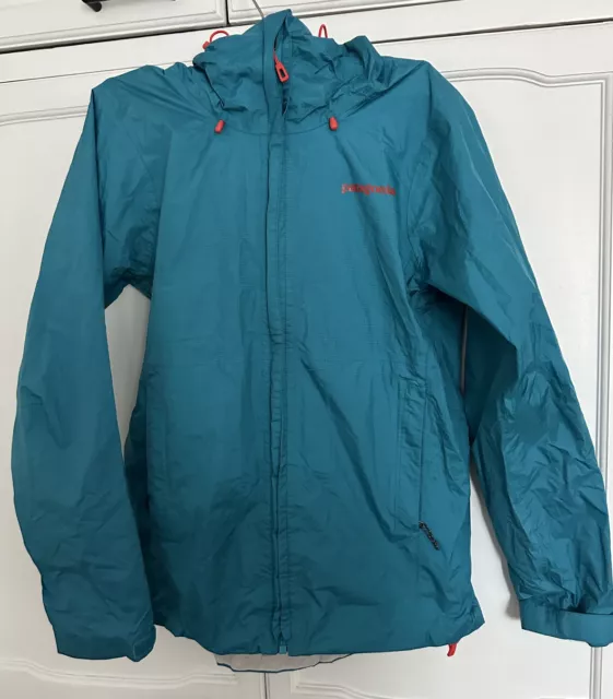 Patagonia H2No Women’s S Waterproof Rain Jacket cost turquoise