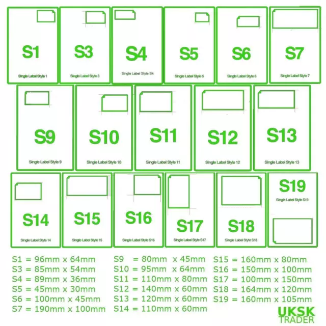 A4 Integrated Labels Amazon Ebay Sticky Address Peel Off Invoice All Sizes UK