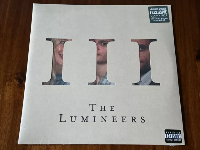 Iii by The Lumineers (Record, 2019) Barnes and Noble Exclusive GOLD Viny Sealed