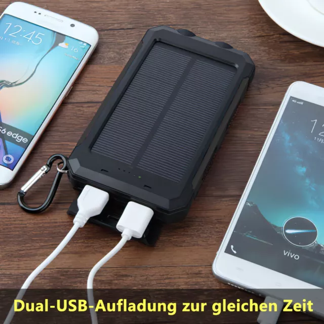 2000000 mAh Solar Power Bank portatile batteria esterna caricabatterie per tutti i cellulari 2