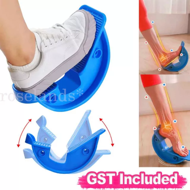 Fitness Ankle Pedal Stretch Board Stretcher Foot Rocker Calf Massage Plantar AUS