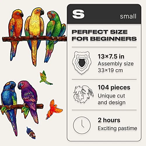 UNIDRAGON Wooden Puzzle Jigsaw, Best Gift for Adults and Children, Unique  [NEW] 2