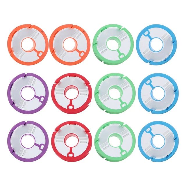 70 clip porta bobina, 32 supporti in silicone, 40 supporti per filo