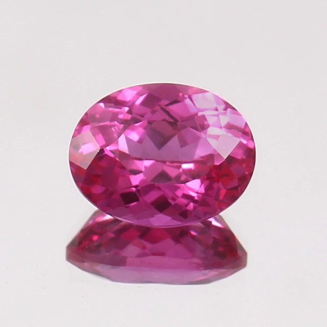 Saphir rose rare de 0,58 ct, pierre précieuse de Tanzanie