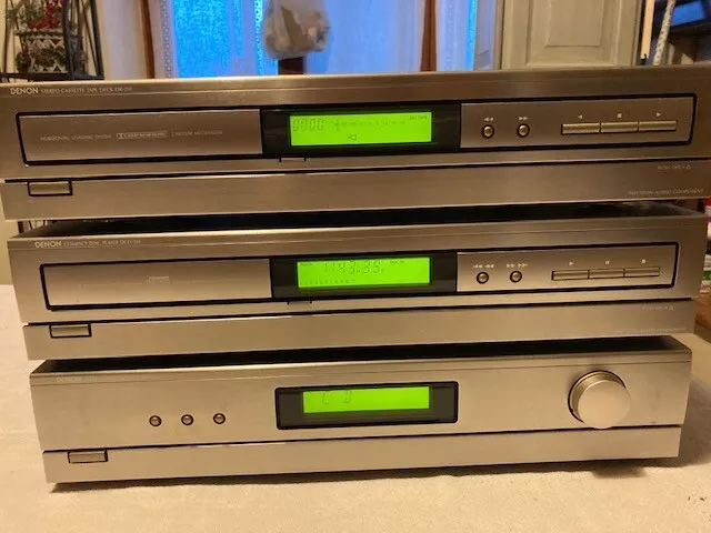 Impianto Stereo Denon Composto Da Dra-210 Dr-210 Dcd-210 + Telecomando E Manuali