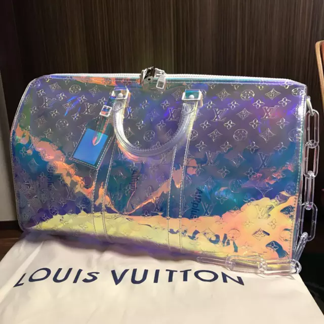 Louis Vuitton + Virgil Abloh Keepall Bandoulière 50 Prism Monogram