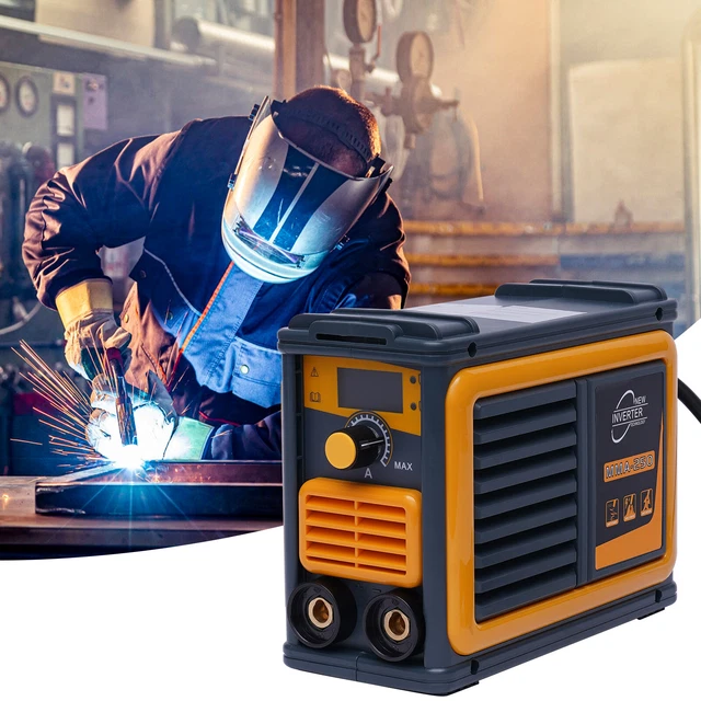 MMA Elektrodenschweißgerät 120A, Inverter, 220V – Inkl. Maske, Halter, Masseklemme Für Einsteiger & Heimwerker