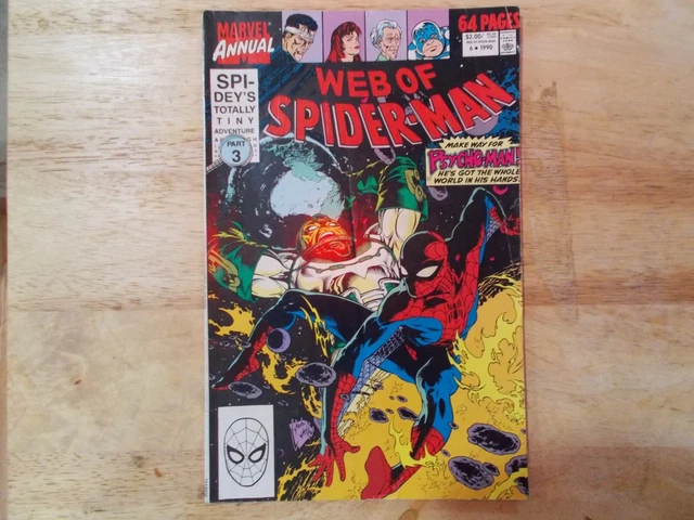 Marvel Comics WEB of SPIDER-MAN Annual #6 1990 Part 3