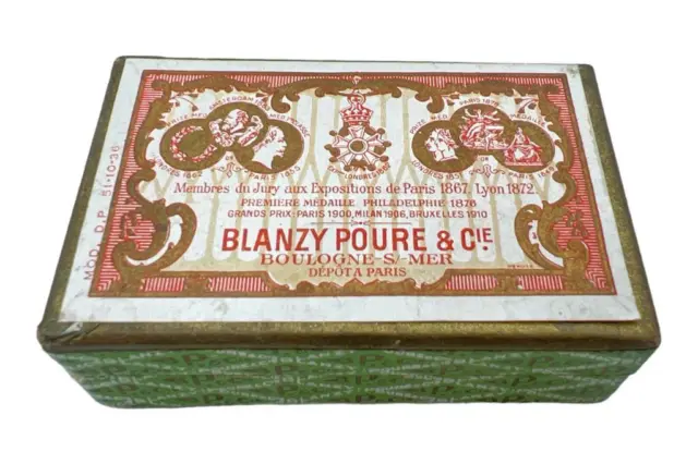 Boîte De Plumes Blanzy Poure & Cie N.0552