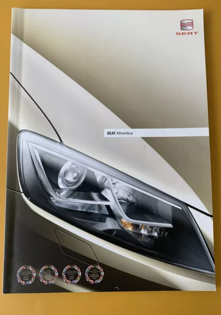 Seat Alhambra 2010-11 UK Market Sales Brochure S SE Lux