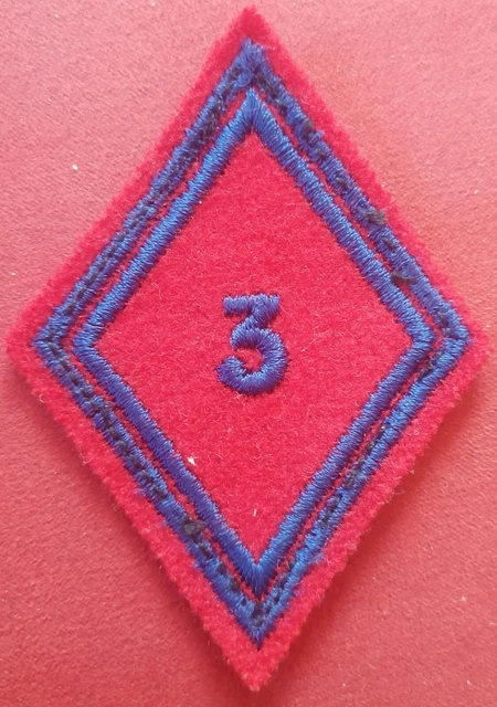 LOSANGE DE BRAS Modèle 1945 Patch insigne CADRE ARTILLERIE UNITÉS HORS