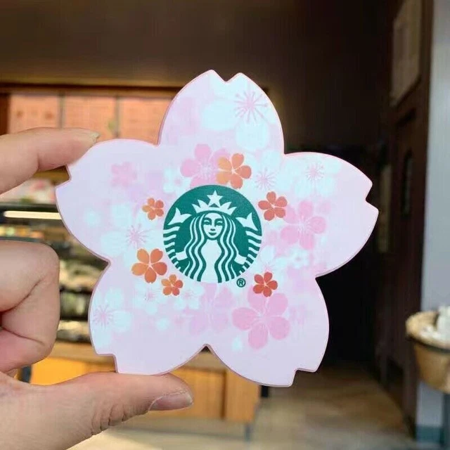 2023 Starbucks Coffee Mug Sakura Silicone Coaster Glass Cup Mat Christmas Gifts