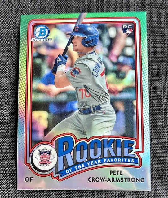 2024 BOWMAN CHROME #ROY-13 Pete Crow-Armstrong Rookie of the Year ...