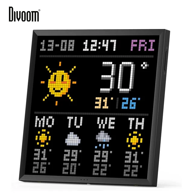 Digital Pixel Information Photo Frame