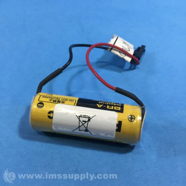 Panasonic BR-A Battery, 3 V, A, Lithium, 1.8 Ah FNIP
