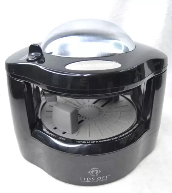 Black & Decker Lids Off Deluxe Automatic Jar Opener Model JW275