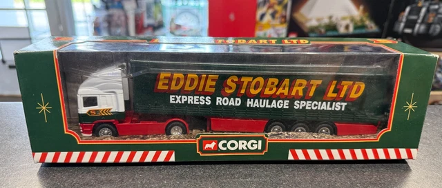 Corgi 1/64 Diecast 59502 - Remorque ERF Curtainsider - Eddie Stobart Ltd - Occasion