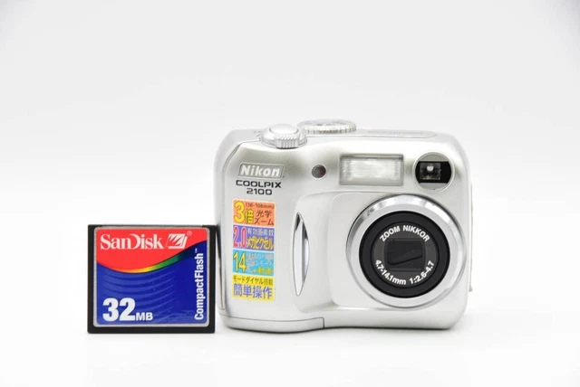 お得！】ニコン COOLPIX 2100 オールドデジカメ オールドコンデジ お得