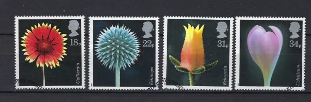 GB  +Blumen+ Mi.-Nr. 1097 - 1100 gestempelt