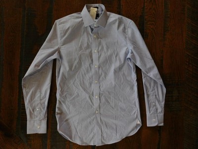 JCrew $70 Ludlow Slim-fit stretch two-ply easy-care cotton dress shirt 15/34