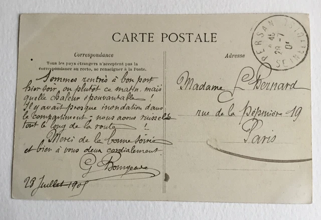 CPA. PERSAN. 95 - Returning from the Silk Factory. 1905? Workers. 2
