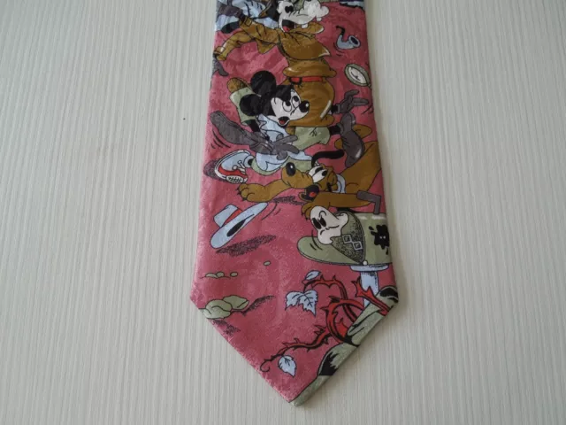 Disney Poly Tie Poliestere Cravatta Made In Italy 1771