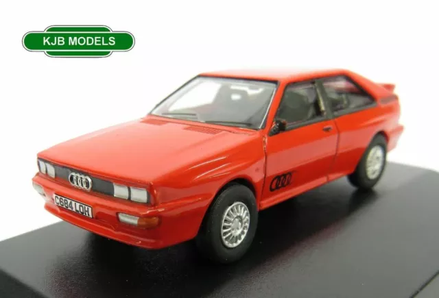 BNIB OO GAUGE Oxford Diecast 1:76 76AQ001 Audi Quattro Tornado Red Car