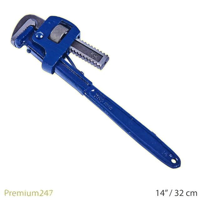 Chiave scimmia tubo idraulica 14 pollici / 320 mm tenditore resistente trattato termicamente
