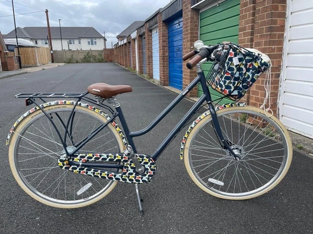 ORLA KIELY OLIVE and orange Model Ex Halfords Womens Unisex