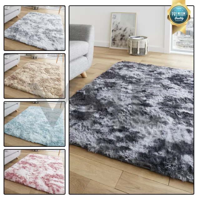 Large Fluffy Rugs Anti-Slip Shaggy Rug Bedroom Living Room Floor Soft Carpet Mat