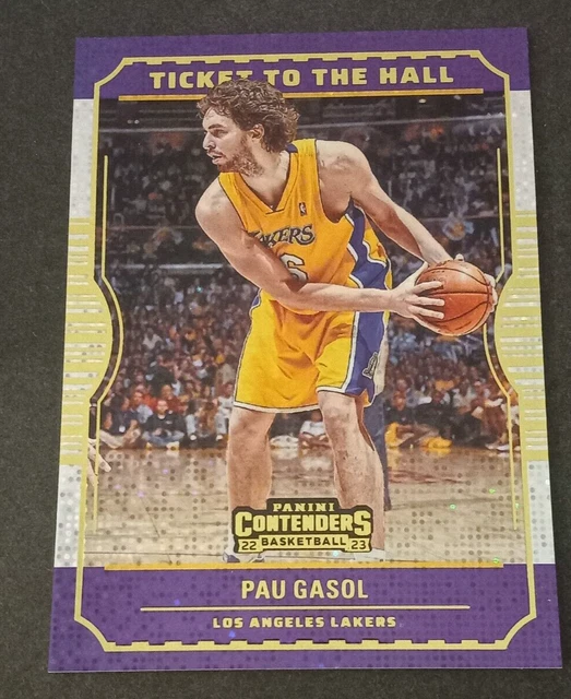 Pau  Gasol  2022-23  Contenders  Ticket  To  The  Hall   Lakers  Hof